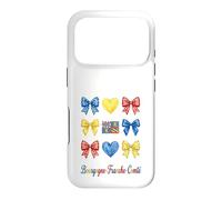Custodia per iPhone 17 Pro Bourgogne Franche Comté Coquette Bow Girls
