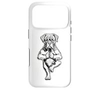 Custodia per iPhone 17 Pro Boxer Yoga Cucciolo Cane Divertente Cane Albero Posa Vrikshasana