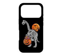 Custodia per iPhone 17 Pro Brachiosaurus Apatosaurus Dinosauro Scheletro Zucca Dino Boy