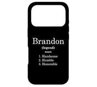 Custodia per iPhone 17 Pro Brandon Definition Handsome Humble Honorable Funny Brandons