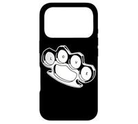 Custodia per iPhone 17 Pro Brass Knuckles x Love is Pain Blackwork