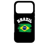 Custodia per iPhone 17 Pro Brazil National Flag Country Pride Roots Vintage Gift