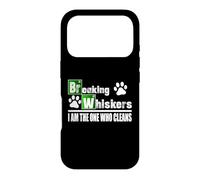 Custodia per iPhone 17 Pro Breaking Whiskers Cat Sono io quello che pulisce
