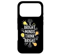 Custodia per iPhone 17 Pro Bright Minds Think Bright Intelletto Citazione per gli studenti