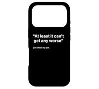 Custodia per iPhone 17 Pro British Translation: "At Least It Can't Get Any Worse"