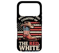 Custodia per iPhone 17 Pro Brought To You Courtesy Of The Red White Blue Cowboy Boot