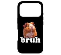 Custodia per iPhone 17 Pro Bruh Bro Kids Boys Cute Wheek Merch Guinea Pig Lover