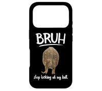 Custodia per iPhone 17 Pro Bruh Dont Look At My Frog Butt Meme