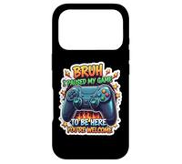 Custodia per iPhone 17 Pro Bruh ho messo in pausa il mio gioco per essere qui, sei il benvenuto, divertente giocatore