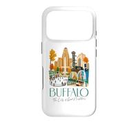 Custodia per iPhone 17 Pro Buffalo, skyline di New York, souvenir della città dei buoni vicini