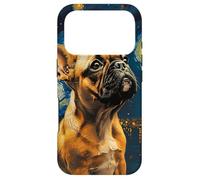 Custodia per iPhone 17 Pro Bulldog francese Van Gogh Style Graphic