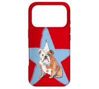 Custodia per iPhone 17 Pro Bulldog inglese Party Dog Art | Simpatico design di compleanno