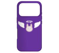 Custodia per iPhone 17 Pro Bunny in Heaven with Halo Cute Kawaii Y2K 90s Arcangelo