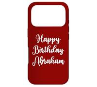 Custodia per iPhone 17 Pro Buon compleanno Abramo