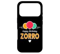 Custodia per iPhone 17 Pro Buon compleanno dicendo Zorro