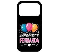 Custodia per iPhone 17 Pro Buon compleanno Fernanda