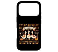 Custodia per iPhone 17 Pro Buon Ringraziamento Oche autunno raccolto Goose fan