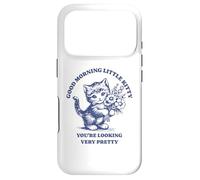 Custodia per iPhone 17 Pro Buongiorno Little Kitty, stai cercando un meme molto carino
