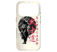 Custodia per iPhone 17 Pro Bushido Code Samurai Giappone Guerriero Spadaccino Kanji