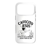 Custodia per iPhone 17 Pro Cafecito en la Mañana Jesús Todo el Día Latina