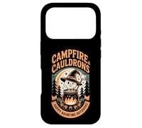Custodia per iPhone 17 Pro Caldaia strega e falò - Halloween nella foresta