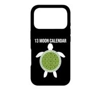 Custodia per iPhone 17 Pro Calendario lunare con 13 tartarughe lunari e conchiglie