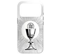Custodia per iPhone 17 Pro Calice per la Messa Cattolica Eucaristia Prima Comunione