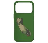 Custodia per iPhone 17 Pro California State Camo Map Outdoor Military & Veterano escursionistico