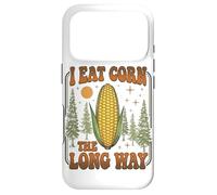 Custodia per iPhone 17 Pro Camicia imbarazzante divertente inappropriato mangiare mais lungo la strada