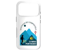 Custodia per iPhone 17 Pro Camino Portugues Donna Camminare Santiago Cammino Portoghese 2025