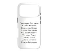 Custodia per iPhone 17 Pro Cammino di Santiago Itinerario francese nord portoghese