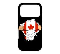 Custodia per iPhone 17 Pro Canadian Superhero Canada Flag Patriot Gift