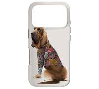 Custodia per iPhone 17 Pro Cane Bloodhound con tatuaggio drago giapponese Irezumi