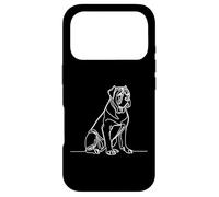 Custodia per iPhone 17 Pro Cane Corso Arte Lineare Ritratto Molosso