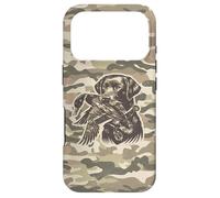 Custodia per iPhone 17 Pro Cane da laboratorio retrò, mimetico, mimetico, da laboratorio, Labrador Southern