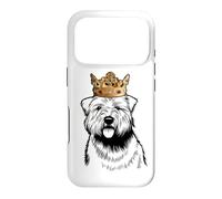 Custodia per iPhone 17 Pro Cane Glen of Imaal Terrier che indossa la corona
