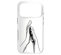 Custodia per iPhone 17 Pro Cane Paw Human Hand High Five