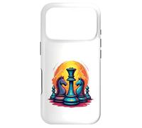 Custodia per iPhone 17 Pro Capolavoro degli scacchi al tramonto - Re e cavalieri degli scacchi audaci