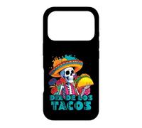 Custodia per iPhone 17 Pro Cappello a forma di scheletro Dia De Los Tacos Dia De Los Muertos