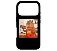 Custodia per iPhone 17 Pro Capybara Cooking Grill BBQ Funny Gift Capybara