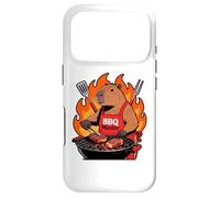 Custodia per iPhone 17 Pro Capybara Cooking Grill BBQ Funny Gift Capybara