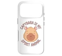 Custodia per iPhone 17 Pro Capybara Is My Spirit Animal