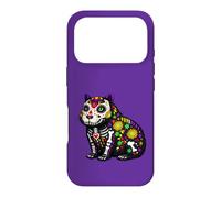 Custodia per iPhone 17 Pro Capybara Mexican Sugar Skull Calavera Viva Mexico Party