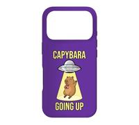 Custodia per iPhone 17 Pro Capybara salire Chillest UFO alieni e dischi volanti