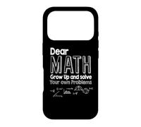 Custodia per iPhone 17 Pro Cara matematica, cresci e risolvi i tuoi problemi Algebra Lines