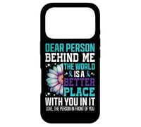 Custodia per iPhone 17 Pro Cara persona dietro di me Il mondo è un posto migliore