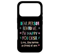 Custodia per iPhone 17 Pro Cara persona dietro di me, sono felice Tu esisti