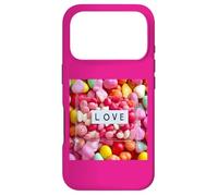 Custodia per iPhone 17 Pro Caramelle amore rosa caldo viola fucsia San Valentino