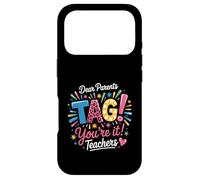 Custodia per iPhone 17 Pro Cari genitori taggano la tua maglietta IT insegnanti ultimo giorno di scuola