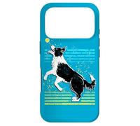 Custodia per iPhone 17 Pro Carino Border Collie Arte o Cane Pastore Felice con Palla